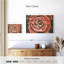 Harnek rose rouge sur bois-107683328