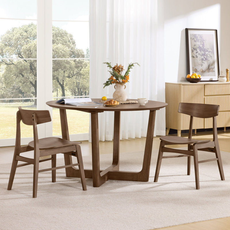 Solid Wood Dining Chair, Walnut