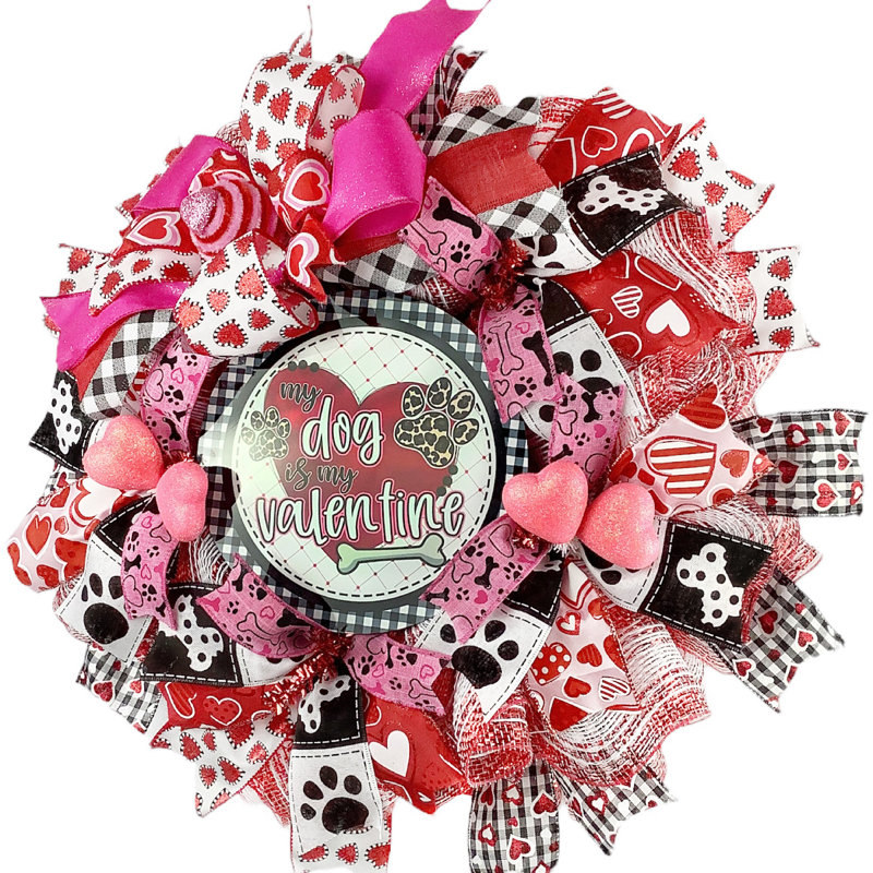 18 " Handmade Deco Mesh Wreath