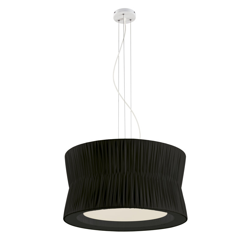 Aarunya 3 - Light Drum Pendant, Black