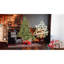 Arbre de Noël 6 pi pleine forme avec 500 lumières UL - branches mixtes PE / PVC, 1763 pointes, base large pour les espaces spacieux, structure à charnières, support en métal stable-1941320303