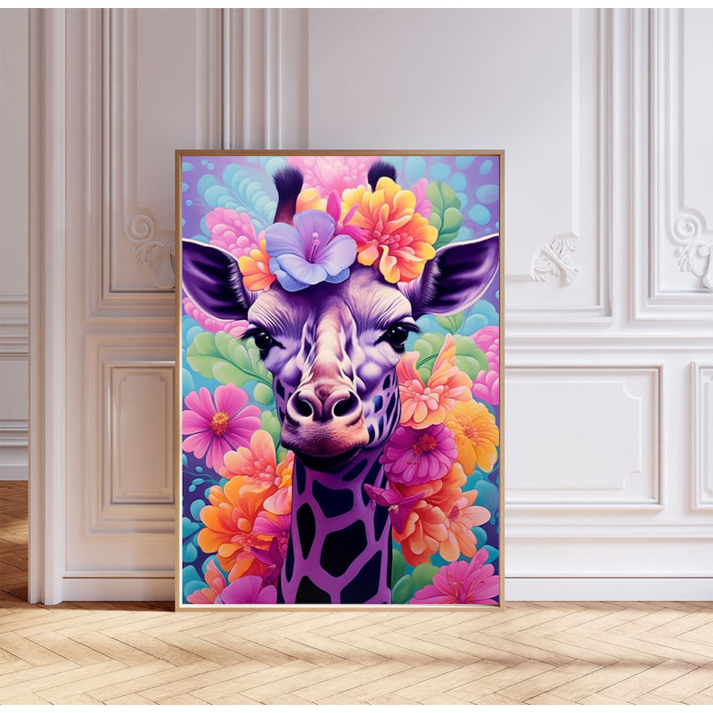 Giraffe - No Frame Print, 42cm H x 29cm W