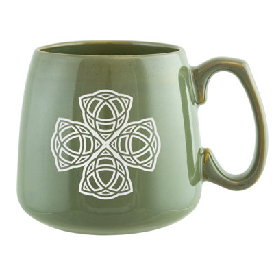 Grande tasse en céramique Celtic Cross