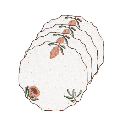 Circular Elegance Placemat 16.5 Inch Round