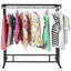 Double Rod Handrail Garment Display Rack