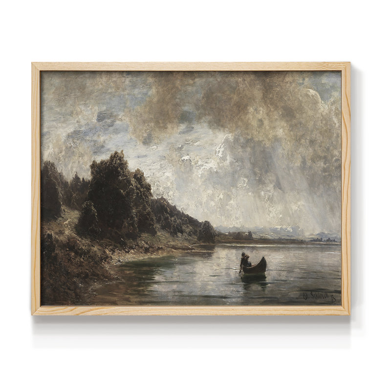 Paysages rétro-CLX III - impression encadrée - réaménageable, H 8 po x l 10 po, Naturel