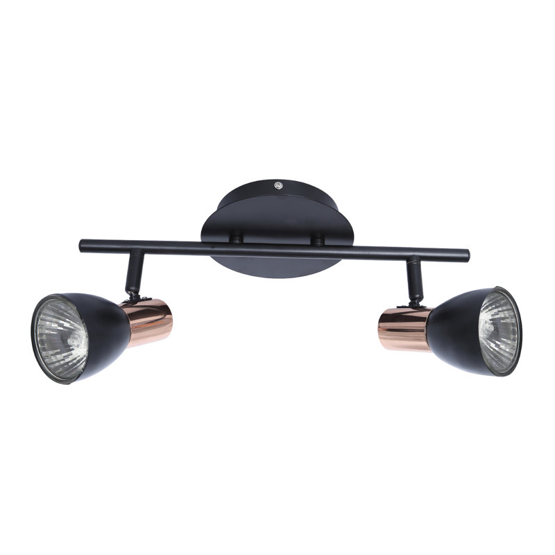 Riviera 16.1'' 2 -Light Fixed Track Track Kit with Dimmable and Adjustable Head
