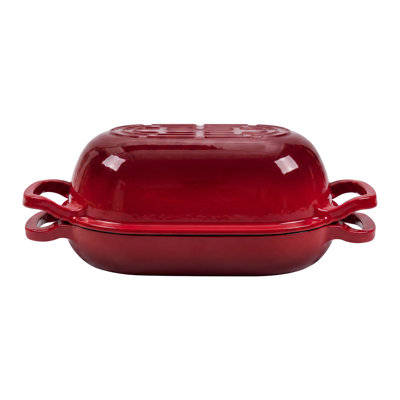 Living and Home Non-Stick Cast Iron Stainless Steel Stock Pot