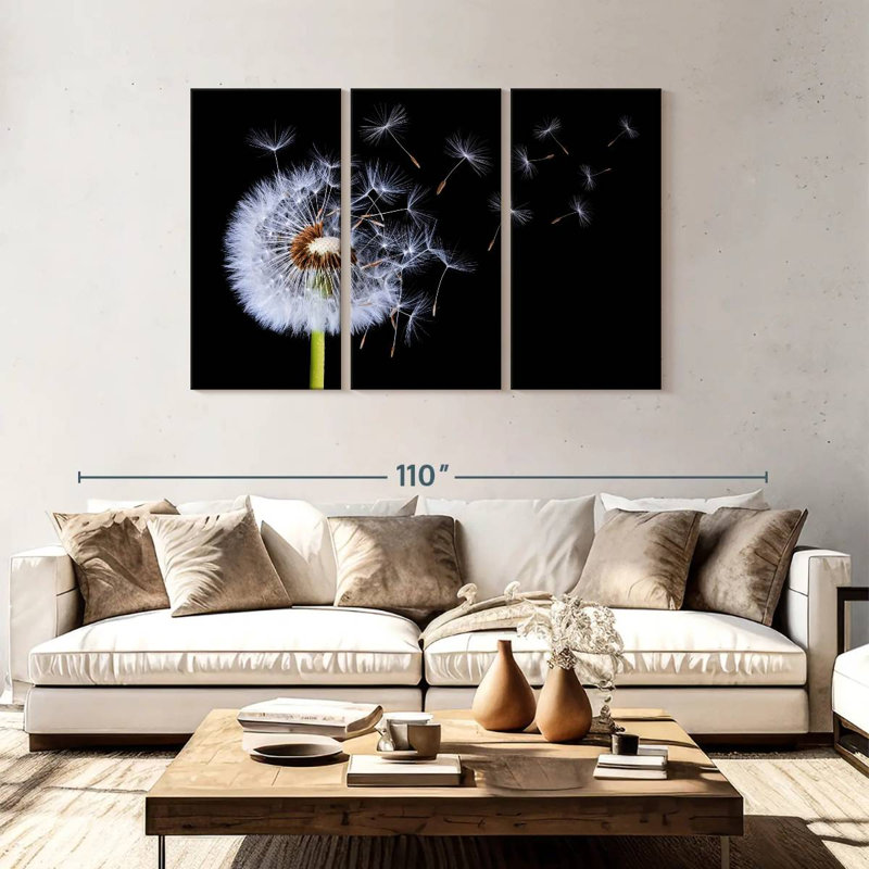 Harnek Dandelion Blowing I, H 48 po x l 74 po