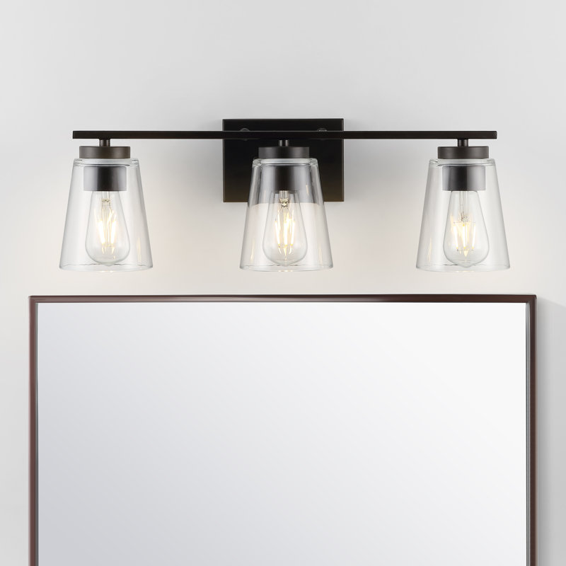 Asjia 25" Bronze Dimmable Industrial Chic Wall Sconce