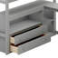 Lit mezzanine double avec tiroirs Varujhan Kids-2061484386