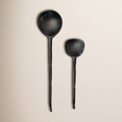 Horn Serving Spoon