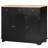 Solid Wood Countertop Sideboard with 3 Drawers, Doors, and Adjustable Shelf for Modern Kitchen Storage-116121038
