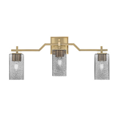 Corbin 3 Light Bath Bar With Glass