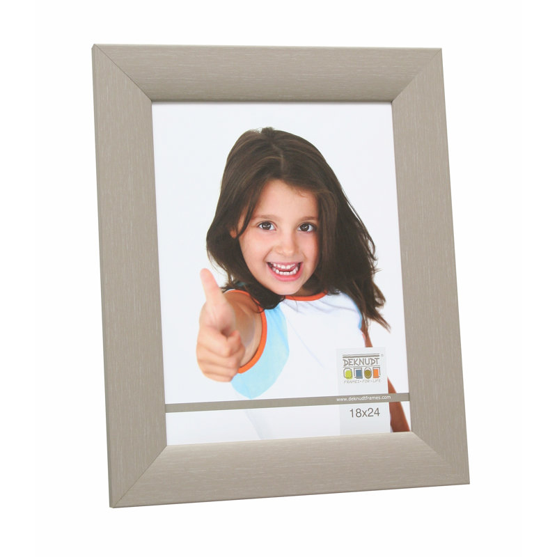 Wood Bevelled Picture Frame, Beige, 19.69" x 27.56"