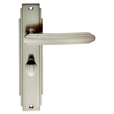 Art Deco Bathroom Door Handle