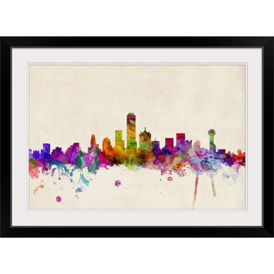 «Dallas Skyline» par Francy, impression