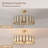 Crystal Ceiling Fan with Remote Caged Reversible G9 Based - Gold-228354317