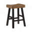 Ensemble de 2 tabourets de style transitionnel, meubles en bois d'hévéa massif-2090035908-2101419332-2101419337