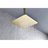 High Stainless Steel Shower Head - Brushed Gold For Bathroom 12x12 In Water Saving With Self-cleaning Attribute Showerhead Feature Pattern-118625558