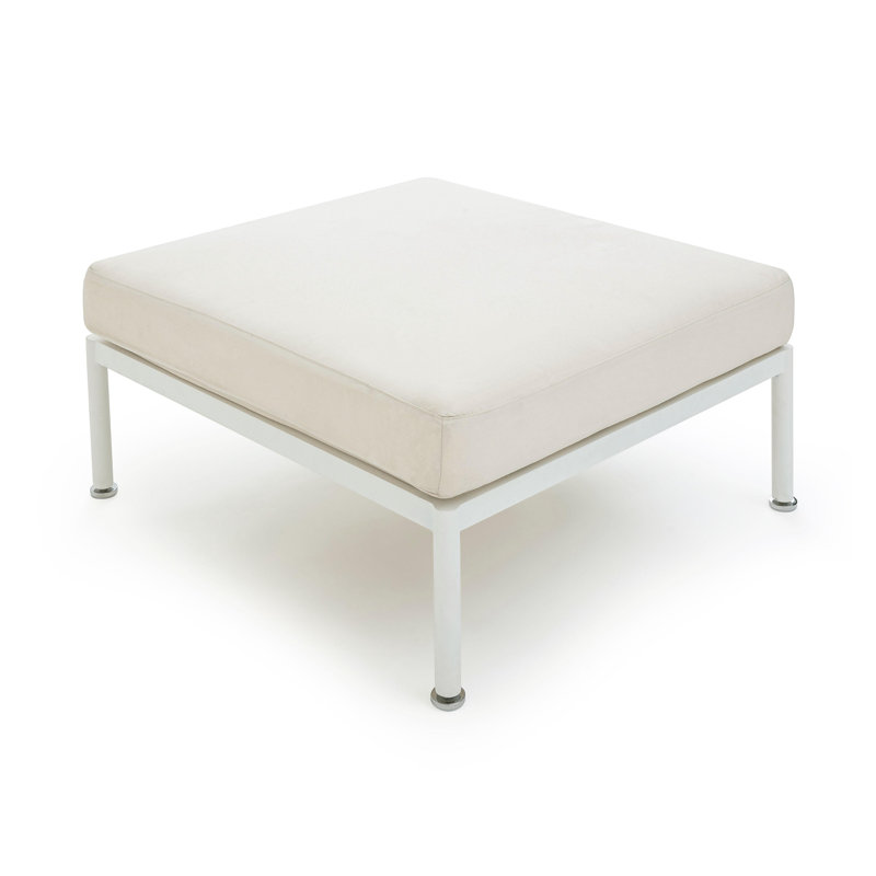 Cream Outdoor Ottoman