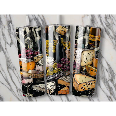 Choose Handmade Tumblers 591 mL Vacuum Insulated Stainless Steel (18/8) Travel Tumbler with Straw