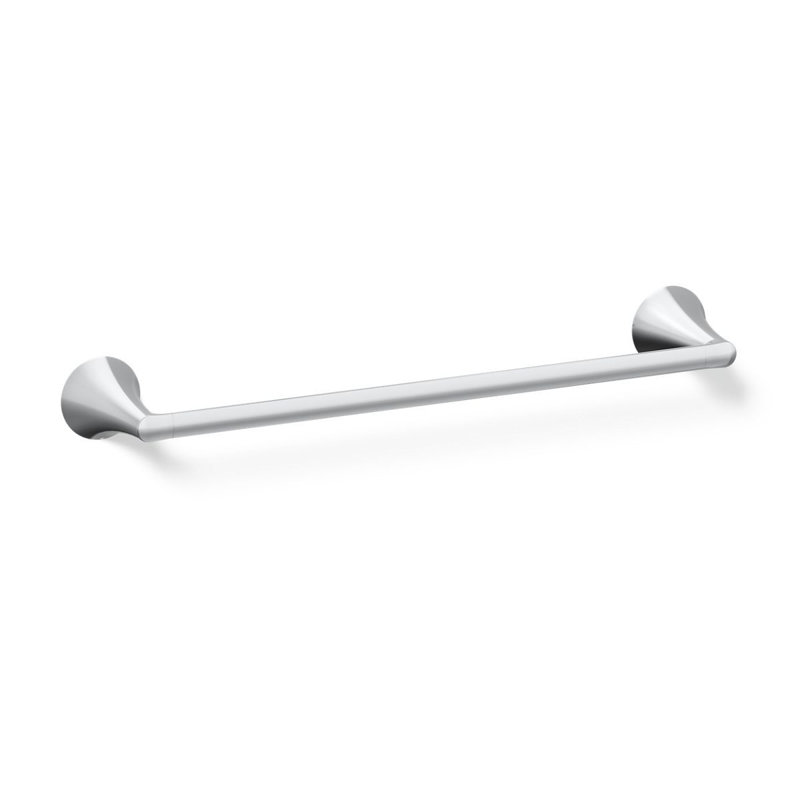 Barre à serviettes Buckley, 3,68 po H x 20,43 po L x 3,68 po P, Chrome poli
