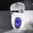 Elongated Tankless Smart Toilet with Bidet, 1.1/1.28GPF Auto Dual Flush, Heated Seat, Warm Wash/Dryer, Night Light, Soft Closing, Remote Control