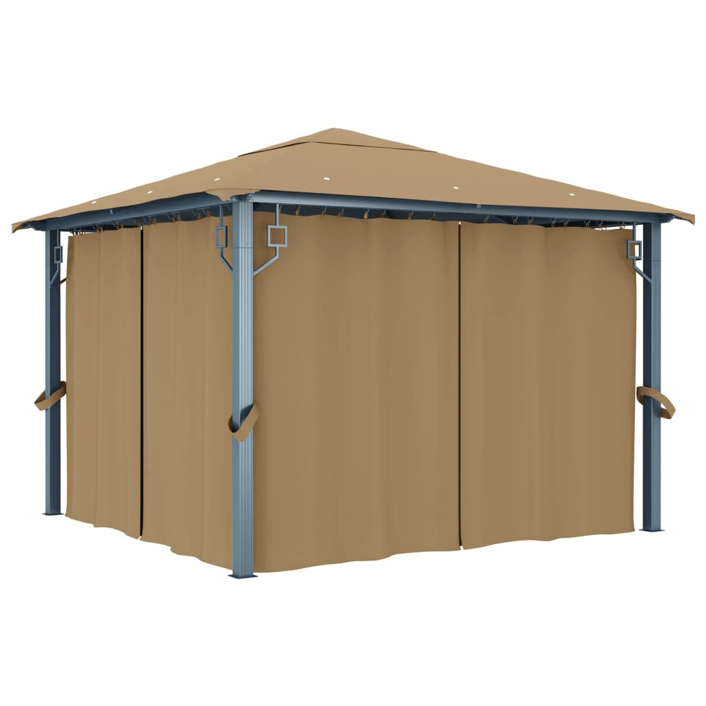 300 cm x 300 cm Pavillon Ballera aus Stahl