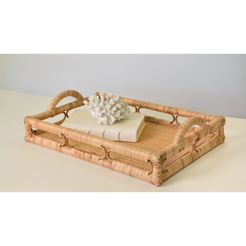 Tatum Rattan Decorative Tray