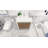 Tessa  35.4'' Single Bathroom Vanity with Acrylic Top-1311195428-1311586250