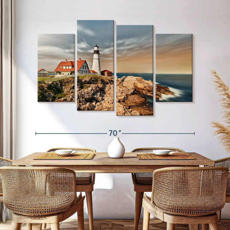 Aletra Cape Elizabeth Lighthouse, 42" H x 68" W