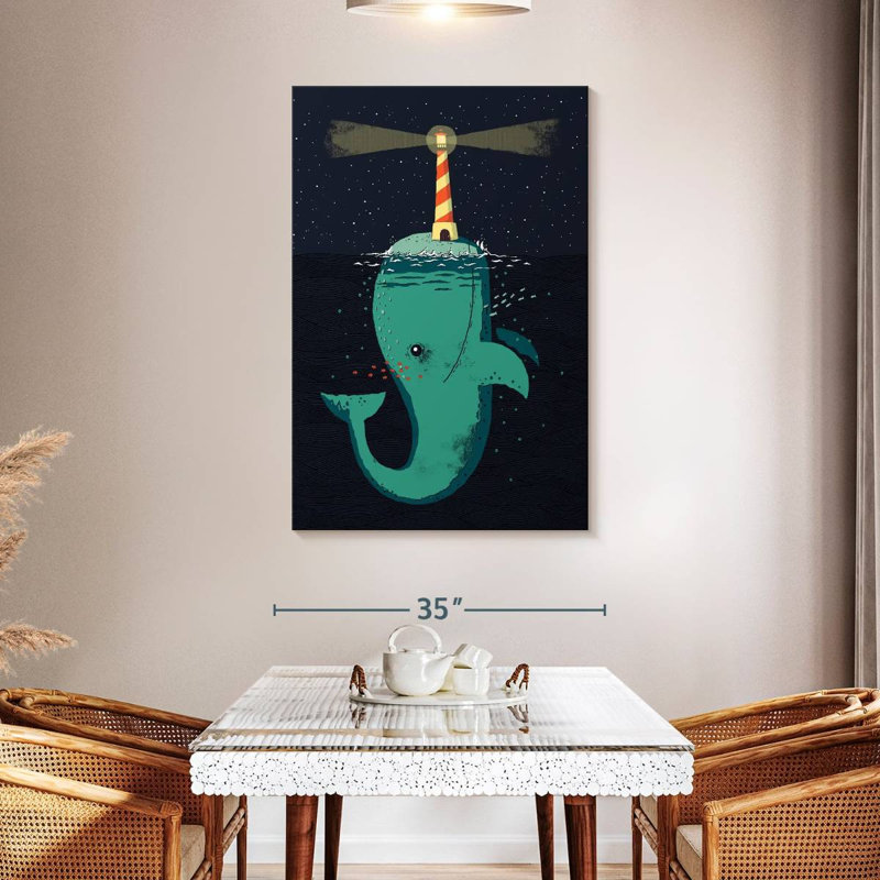 Brampt King Of The Narwhals, 48" H x 32" W
