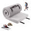 Matelas de camping en mousse à mémoire de forme de 7,6 cm (3 po), matelas de couchage enroulable pour tente/voiture/camping-car - Lit d'appoint portatif, housse de lit de camp - 183 x 61 x 7,6 cm (72 x 24 x 3 po), gris-134768881