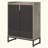5 Tiers Shoe Storage Organizer, Freestanding Shoe Cabinet with Doors for Entryway Hallway-428128236