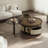 Creative Coffee Table with Smoked Veneer