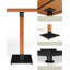 91cm L Square Breakroom Table