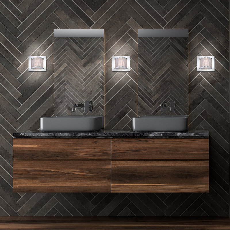 Belgroue Dimmable LED Bath Sconce