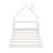 Platform Bed Frame, Twin Size Wood Floor Bed with House-shaped Headboard, White