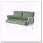 Causeuse et table en acier-1031596190