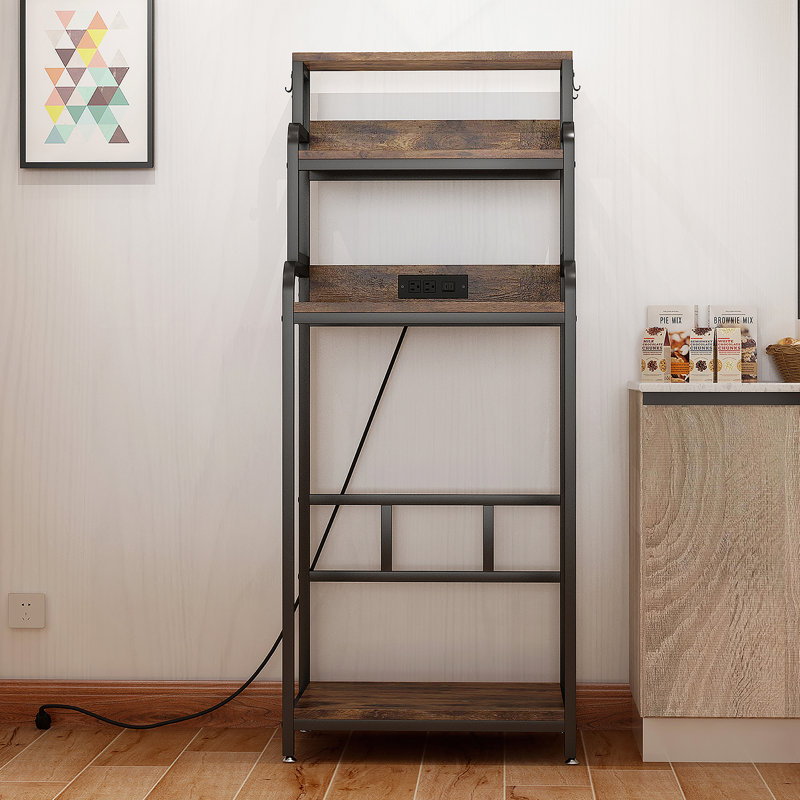 Mini-réfrigérateur vintage à 4 niveaux avec rangement réglable et design multifonctionnel pour la cuisine, le bureau ou le salon.