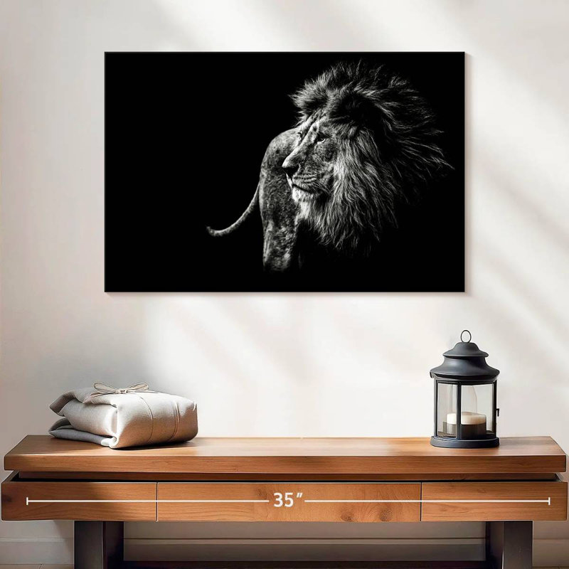 Tête de lion Brampt, H 32 po x l 48 po