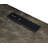 Kajana 2-Drawers Executive Desk with USB in Bronze Aluminum