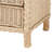Camodeca Japandi Sun Bleached Rattan 3-Drawer Nightstand
