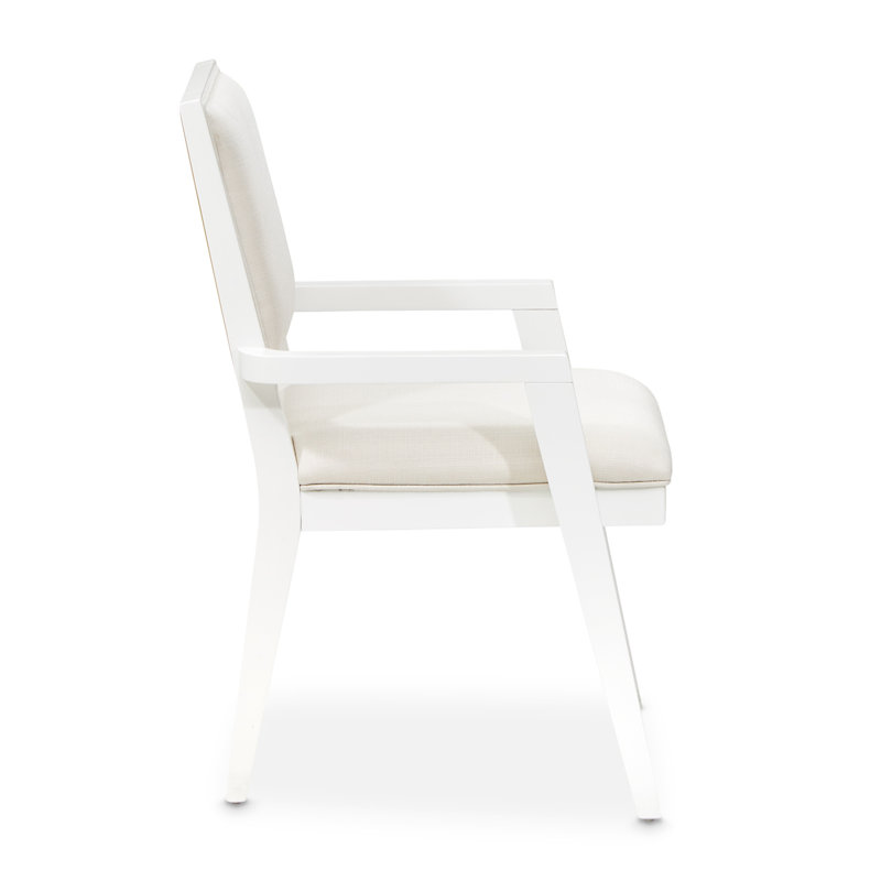 Palm Gate Arm Chair - Cloud White