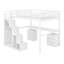 Lit mezzanine double avec deux tiroirs-1028209219