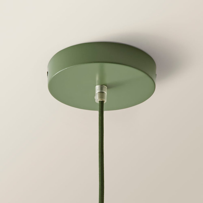Dekota 1 - Light Walnut Pendant, Yes, Green/Walnut