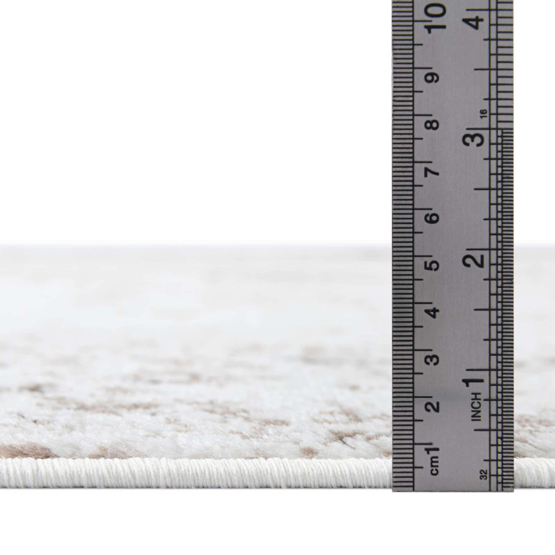 Tapis Brandt, Rectangle 7 pi 10 po x 10 pi, Non, Beige /Brun clair