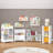 RiverRidge Kids Toy Box Playroom Storage Chest with Side Bookracks - White