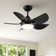 30 In Intergrated Led Ceiling Fan Lighting With Abs Blade